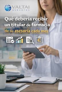 Qué debe recibir un titular de farmacia de su asesoría cada mes en contabilidad, fiscalidad y laboral