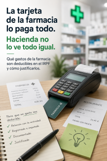 Gastos deducibles en una farmacia y su tratamiento fiscal en el IRPF